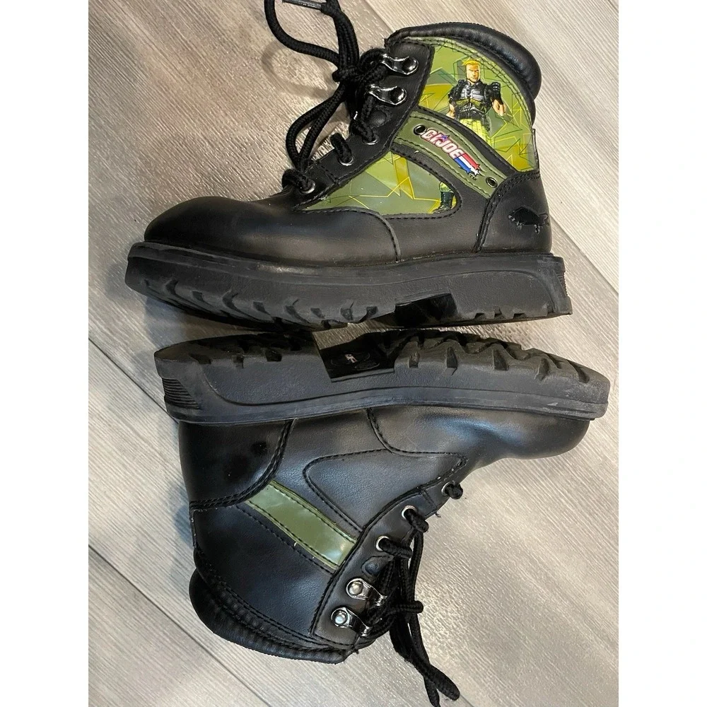 GI JO Little Boys Size  11.5 (US) Army Combat boots Collectible RARE